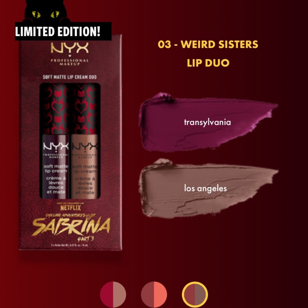 RARE NYX WEIRD SISTERS SOLD